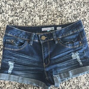 YMI Women's Blue Denim Shorts